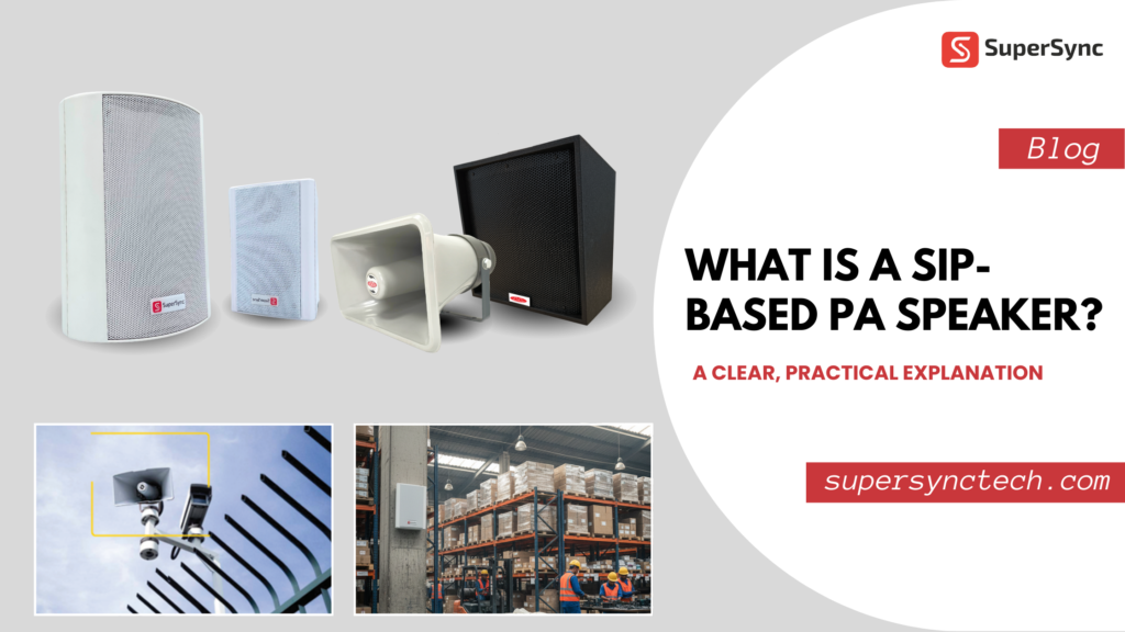 What Is a SIP-Based PA Speaker