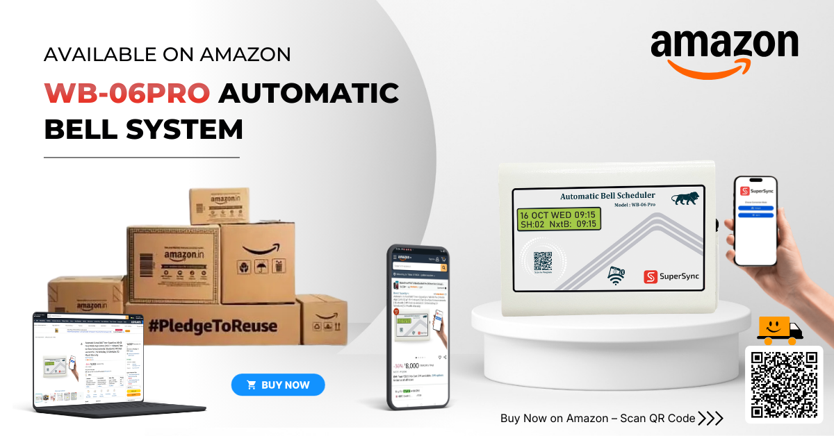 school announcement system, wireless PA system for school, smart bell system, automatic bell management system